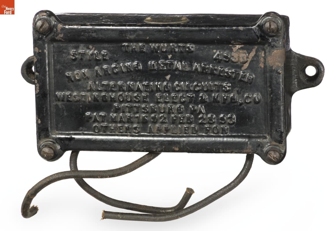 Westinghouse Wurts Lightning Arrester, 1893-1900