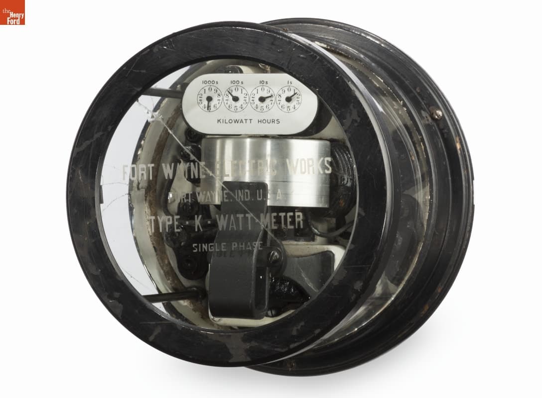 Fort Wayne Type K Switchboard Wattmeter, 1899-1910