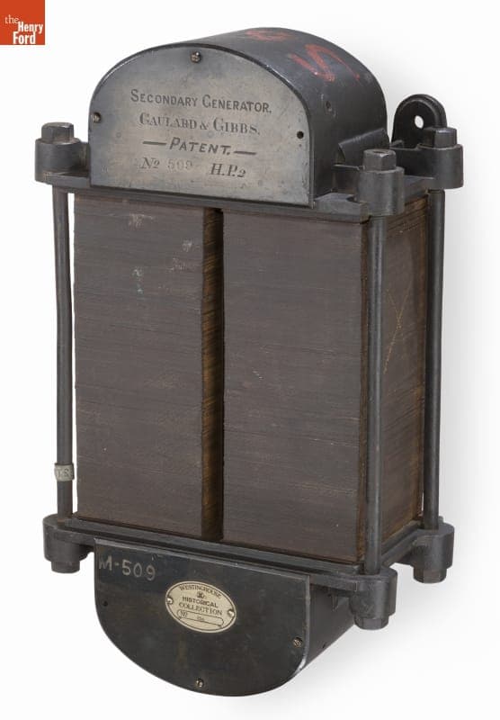 Gaulard & Gibbs Secondary Generator Transformer, circa 1888