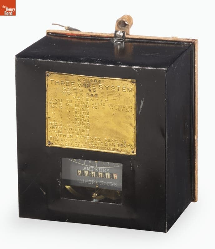 American Electric Meter Company Ammeter, 1897-1900