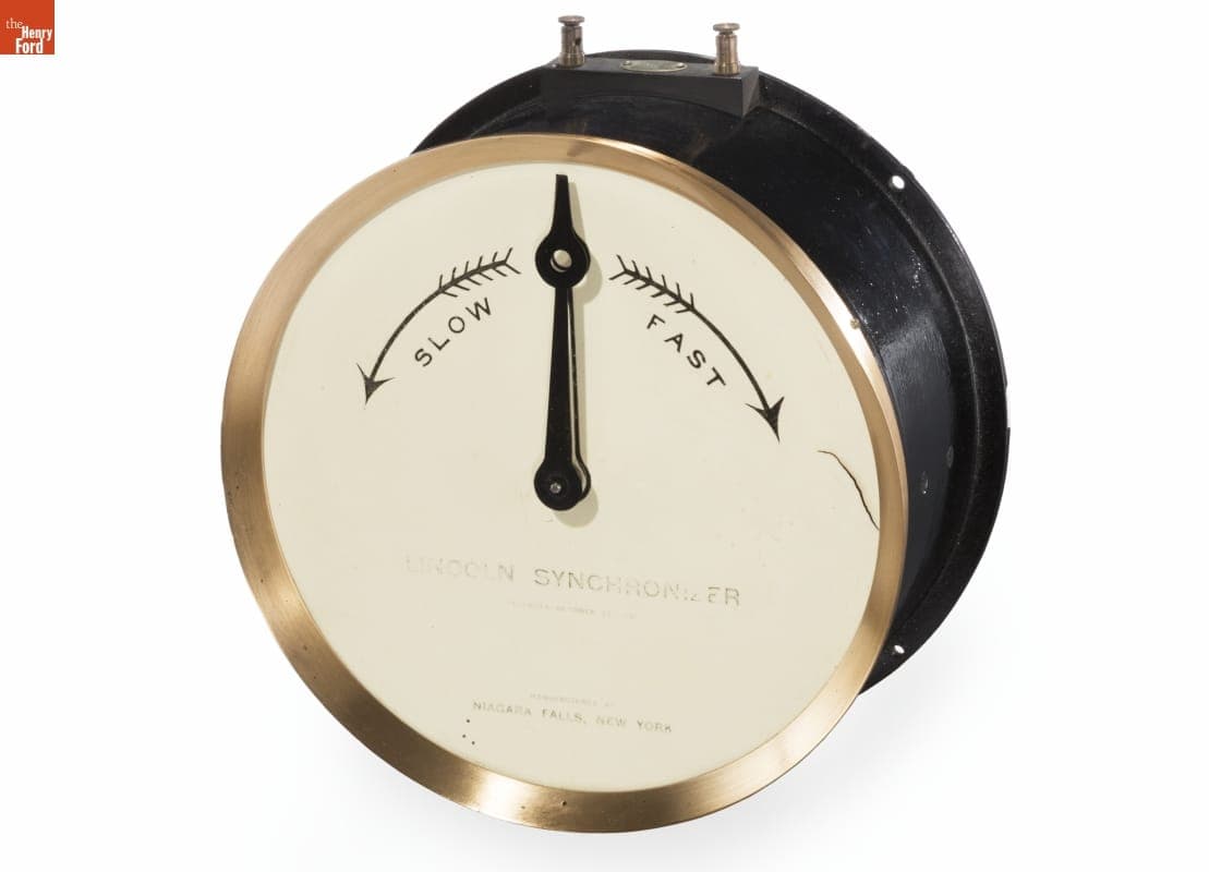Niagara Falls Power Company Lincoln Synchronizer, circa 1901
