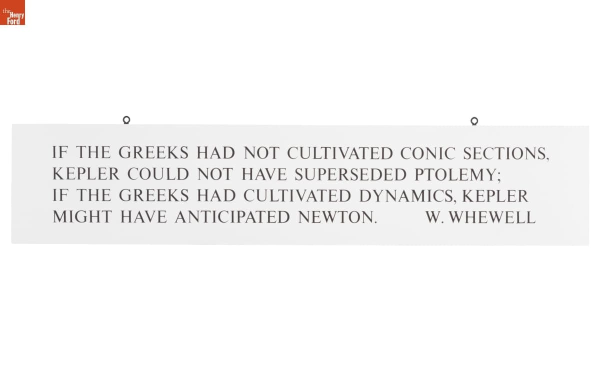 Quotation Sign from Mathematica: A World of Numbers and Beyond Exhibition, 1960-1961