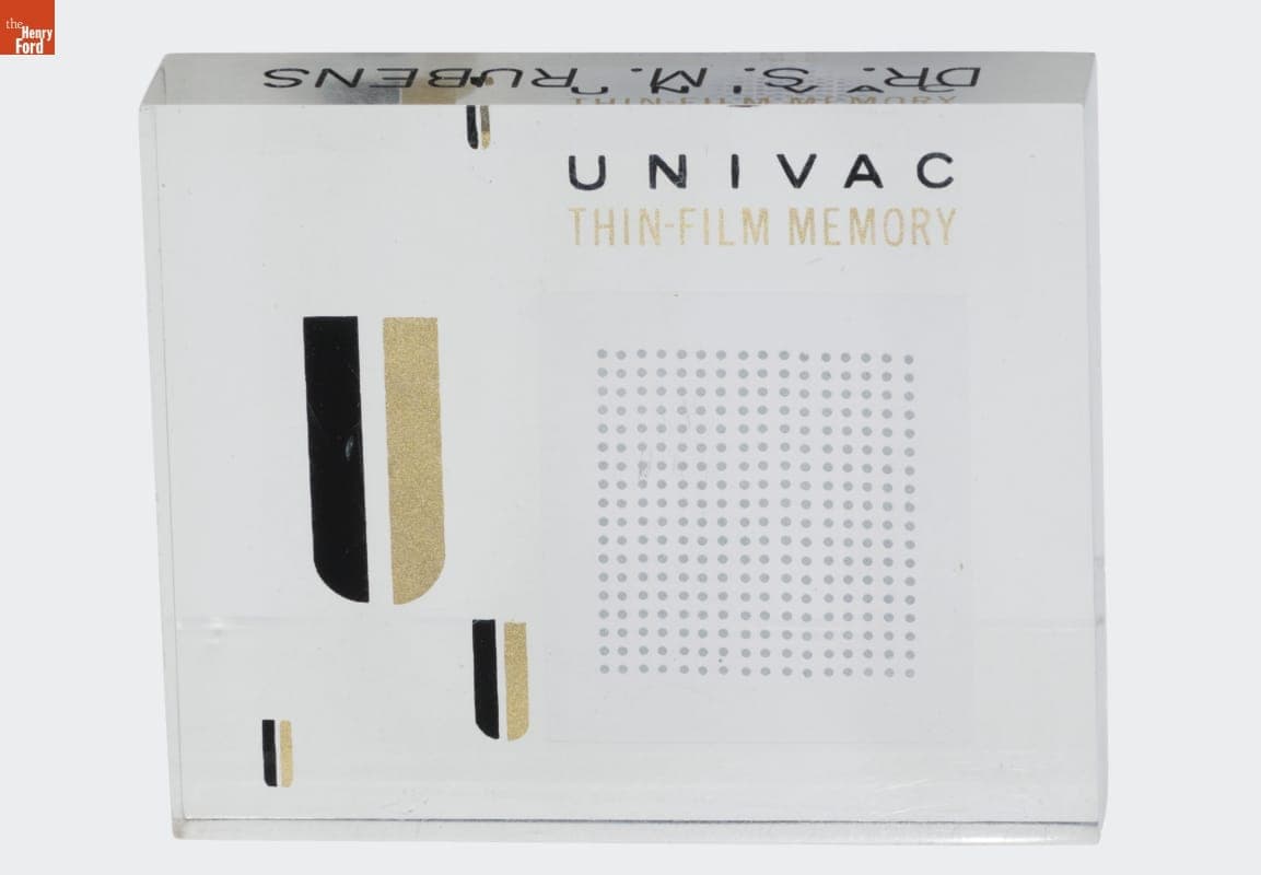 Thin Film Memory Technique Development Display Cube, 1958