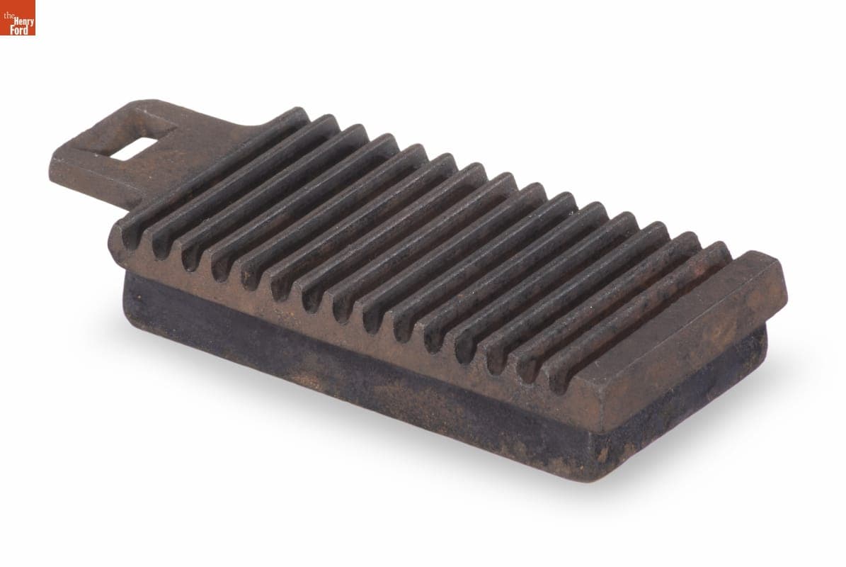 Plate from a Fluting Iron, 1878-1885