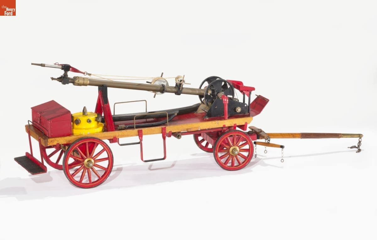 Model of a Firefighter's Water Tower, circa 1900