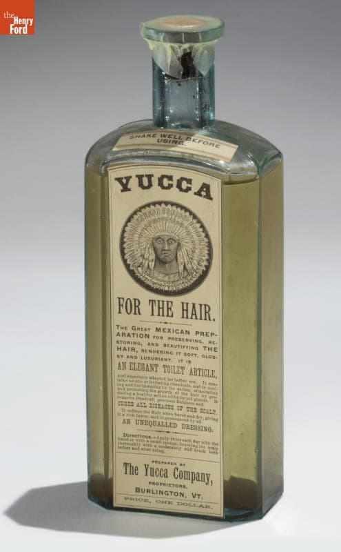 Yucca for the Hair and Scalp, 1890-1901