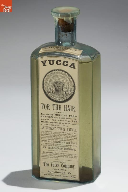 Yucca for the Hair and Scalp, 1890-1901