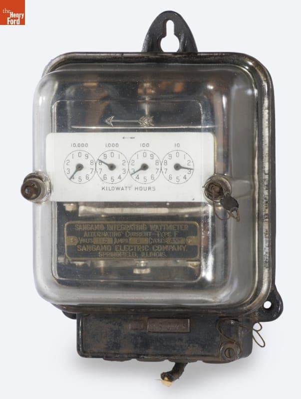 Sangamo Electric Company Type F Wattmeter, 1907-1911