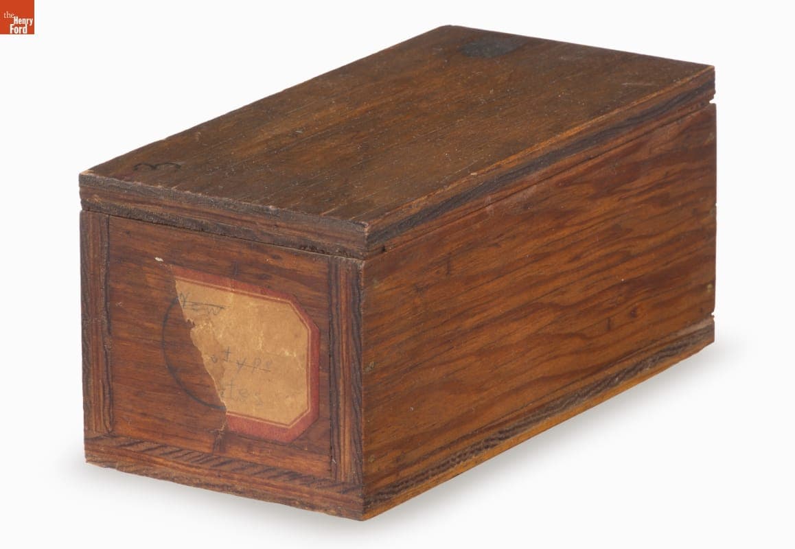 Box for Photographic Plates, Used in Greenfield Village Tintype Studio