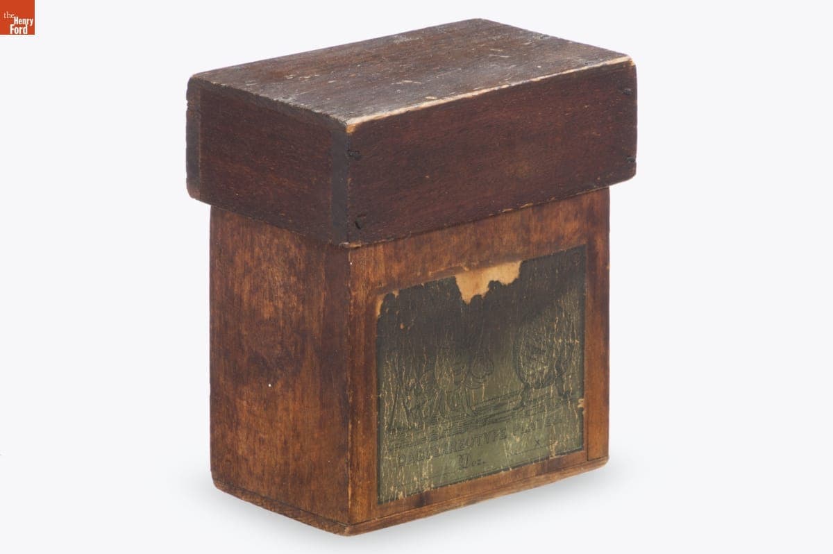 Box Containing Photographic Plates, Used in Greenfield Village Tintype Studio