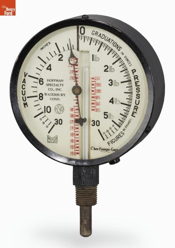 Hoffman Specialty Co. Ther-Kompo Gauge, circa 1925