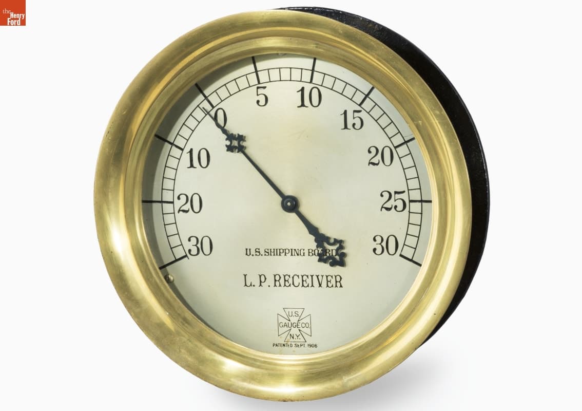U. S. Gauge Co. Low Pressure Receiver Gauge