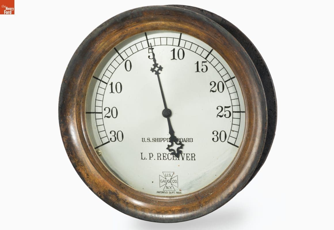 U. S. Gauge Co. Low Pressure Receiver Gauge