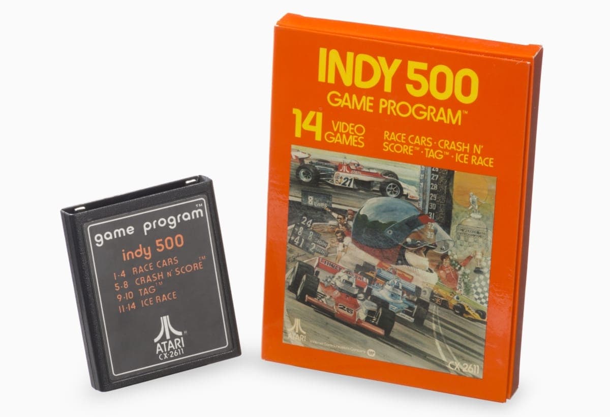 Atari Video Game, "Indy 500," 1977