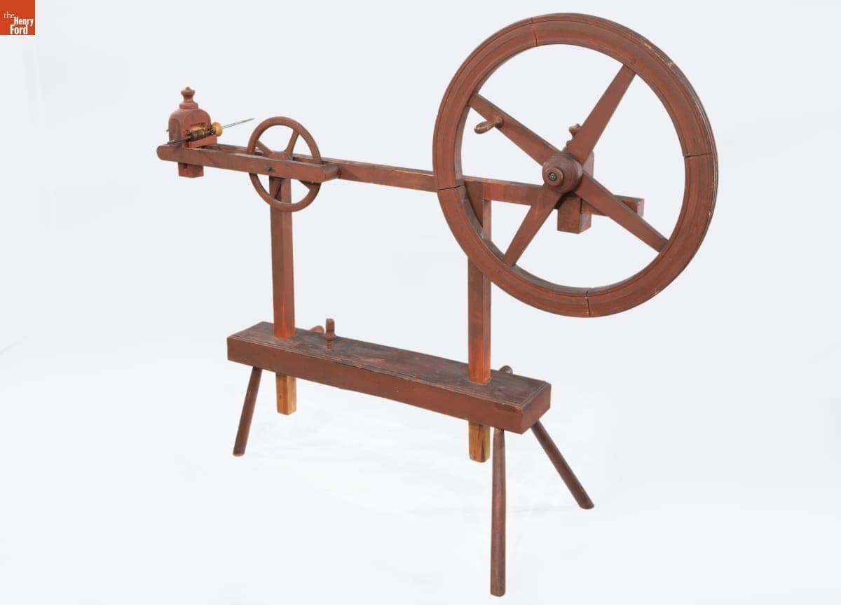 Wool Wheel, Made by Thomas Howland, 1818-1823