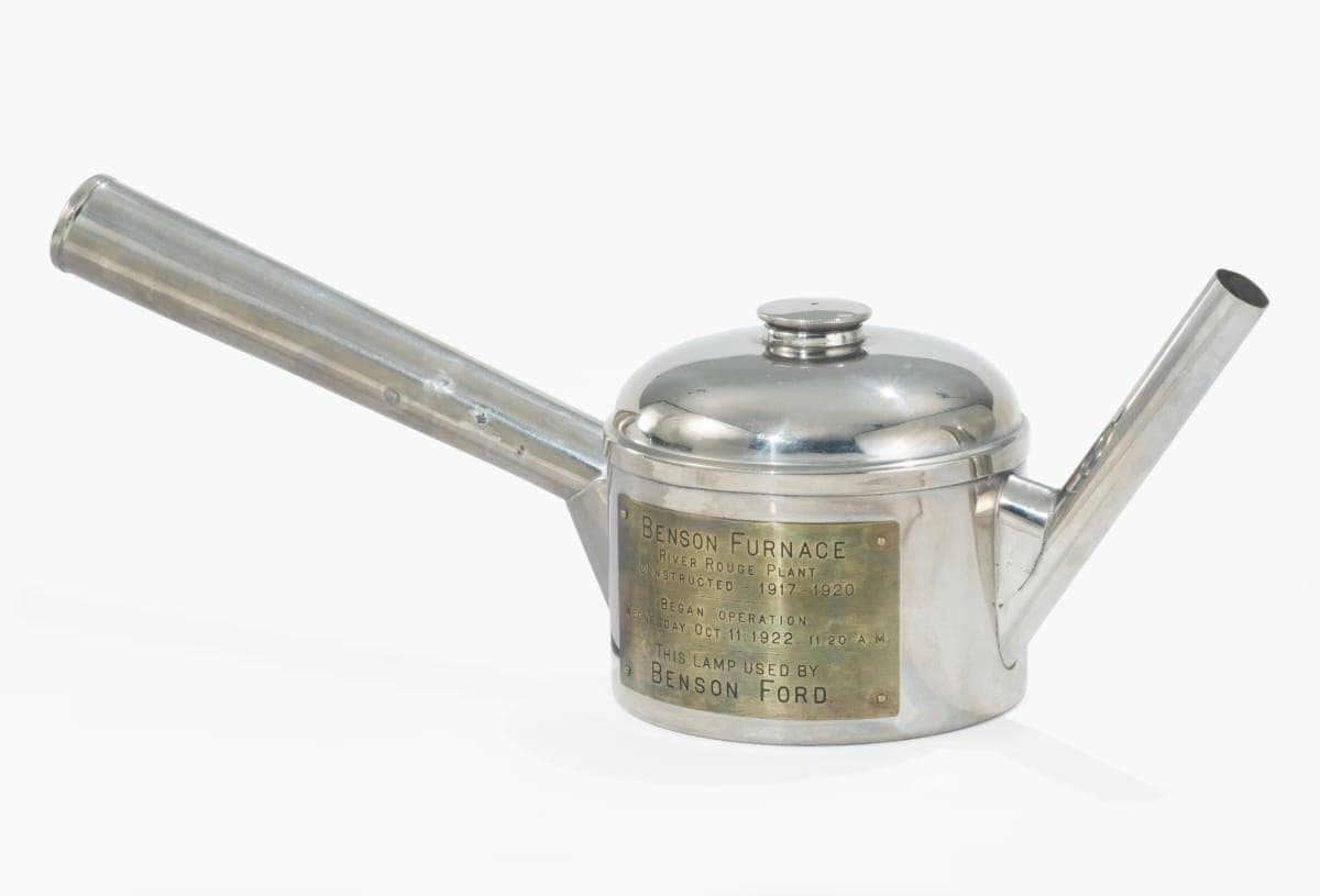 Torch Used at the Dedication of the "Henry" and "Benson" Blast Furnaces, Ford Motor Company Rouge Plant, 1920 and 1922