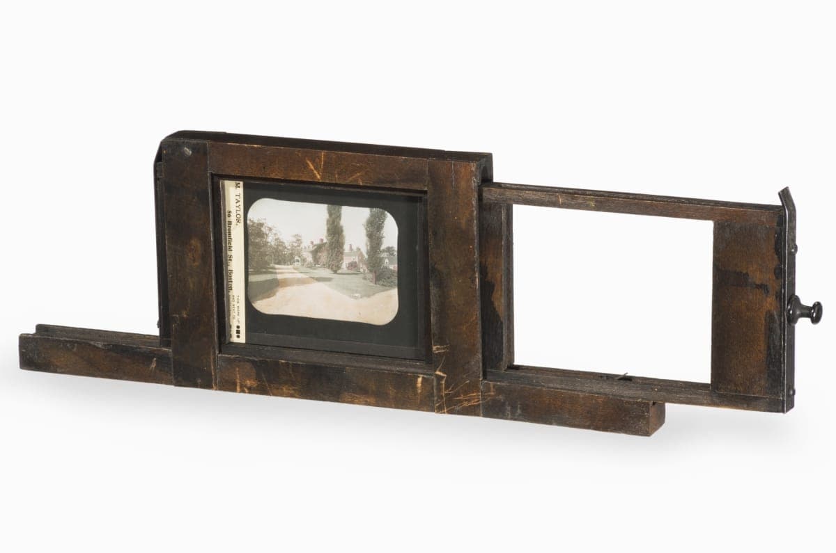 S.M. Taylor Lantern Slide, Landscape, circa 1900