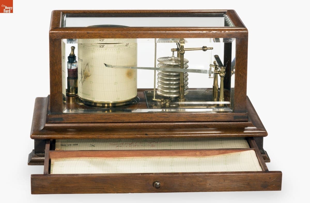 Taylor Instrument Companies Stormograph and Thermograph, circa 1920