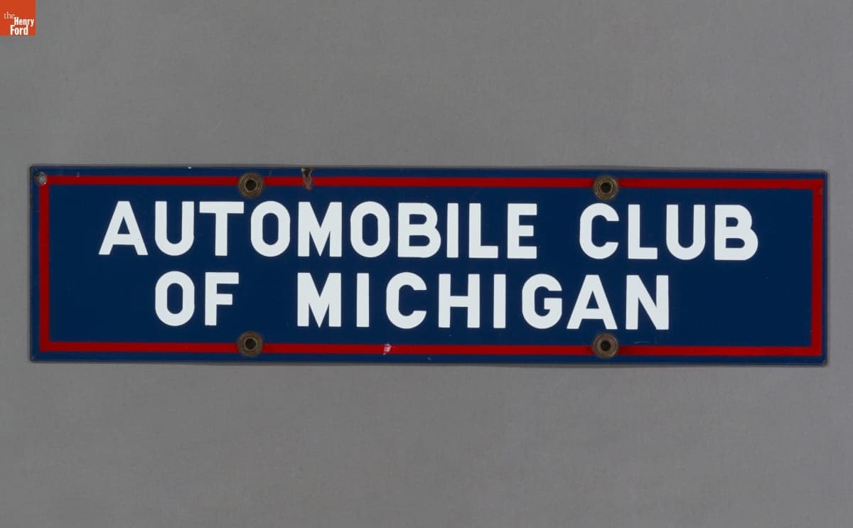Automobile Club of Michigan Sign