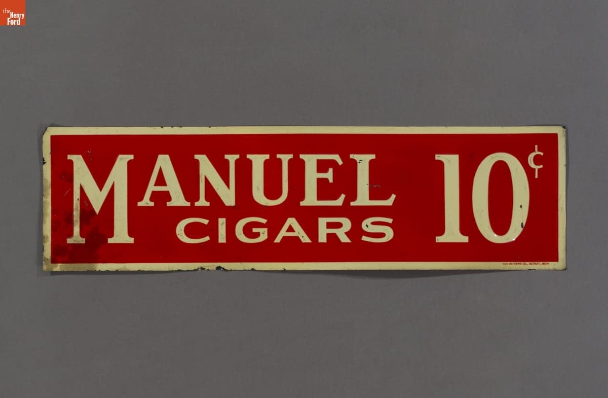 Manuel Cigars Sign
