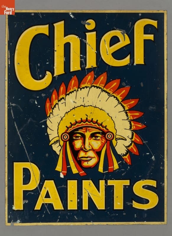 Chief Paints Sign, 1935-1955