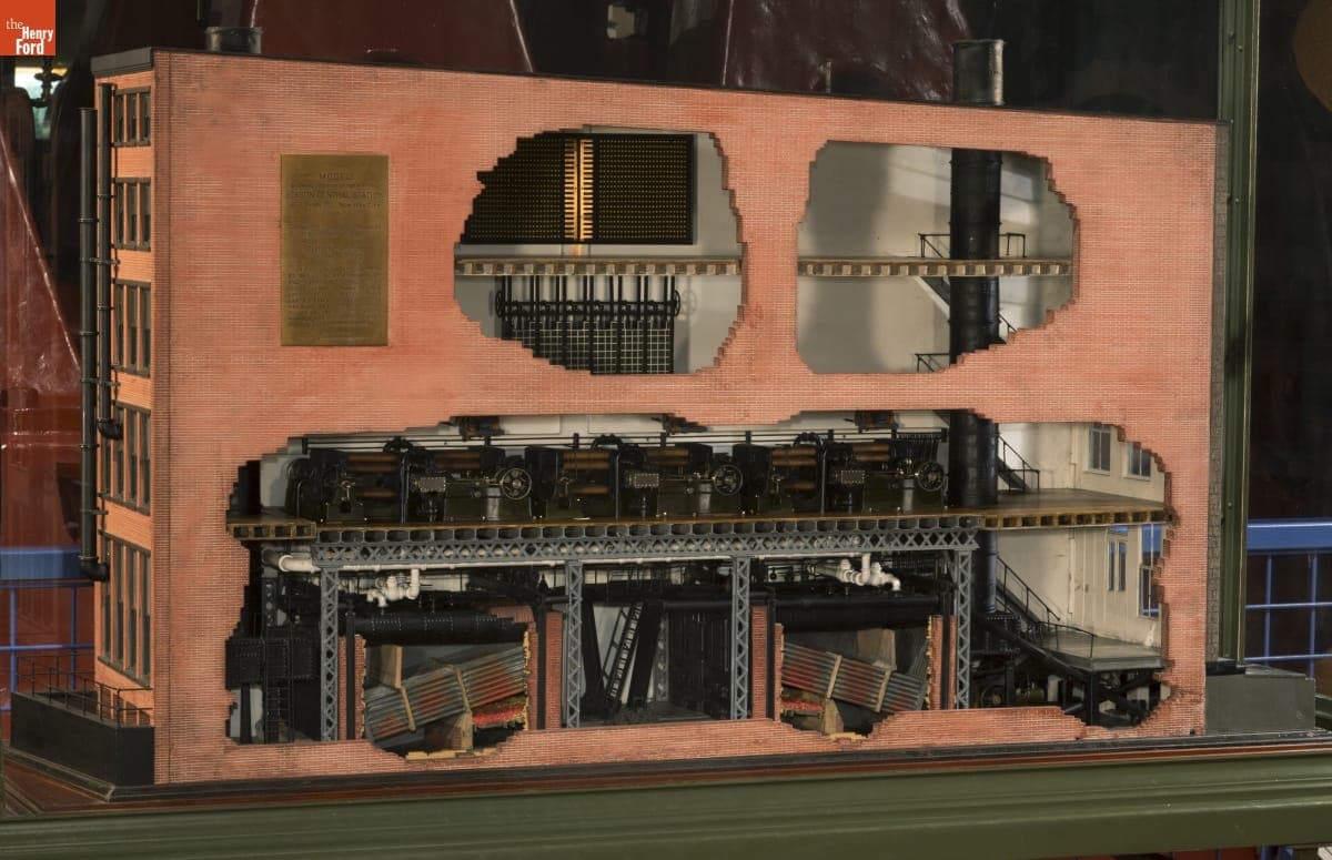 Model of Edison Company's Pearl Street Station, New York City