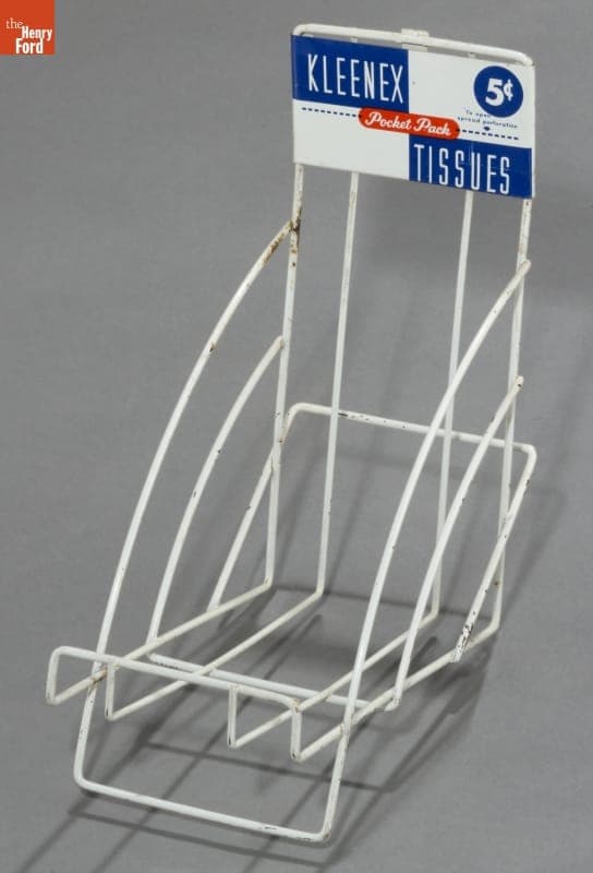 Kleenex Display Rack, 1938-1965