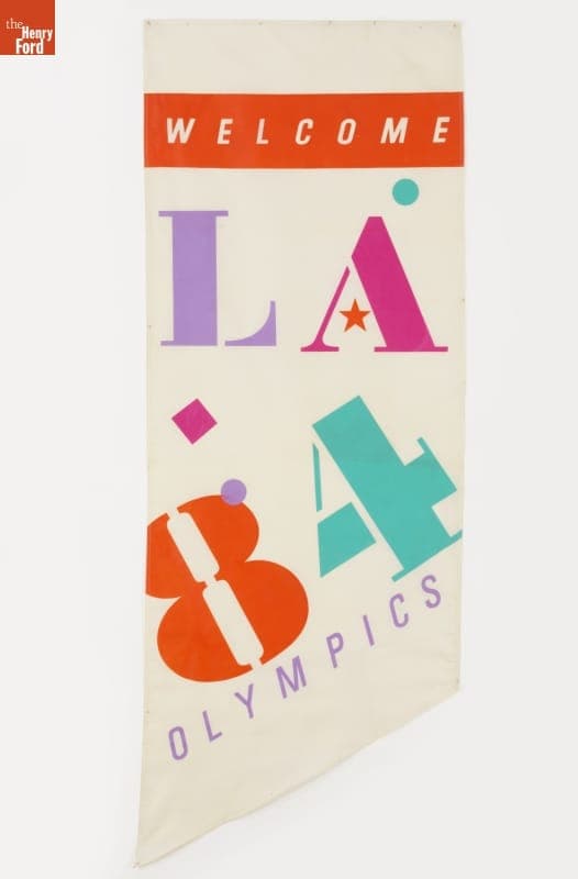 Street Banner for the 1984 Los Angeles Olympics
