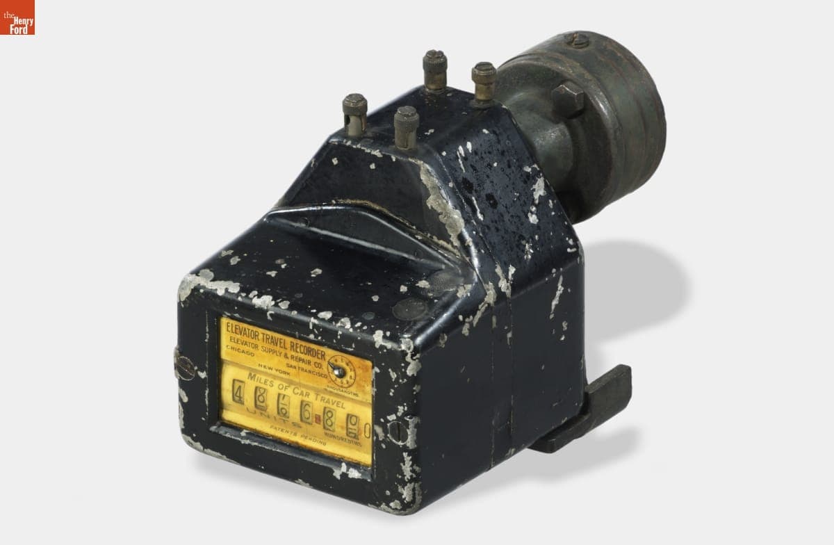 Elevator Supply & Repair Co. Elevator Travel Recorder, circa 1915