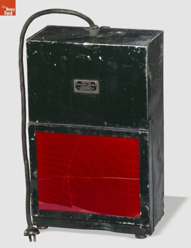 Wratten Safelight Lamp No. 2, Used by George Ebling, Ford Motor Company Photographer, 1915-1925