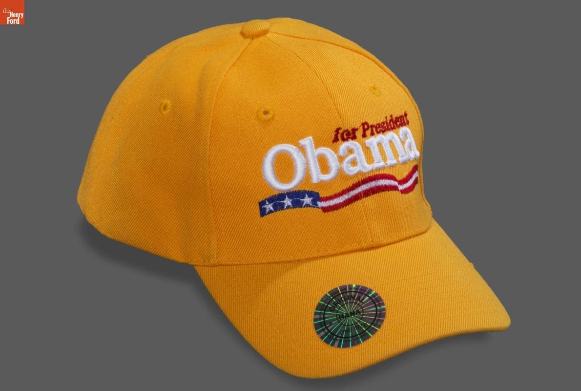 Baseball Cap, "Obama For President," 2009