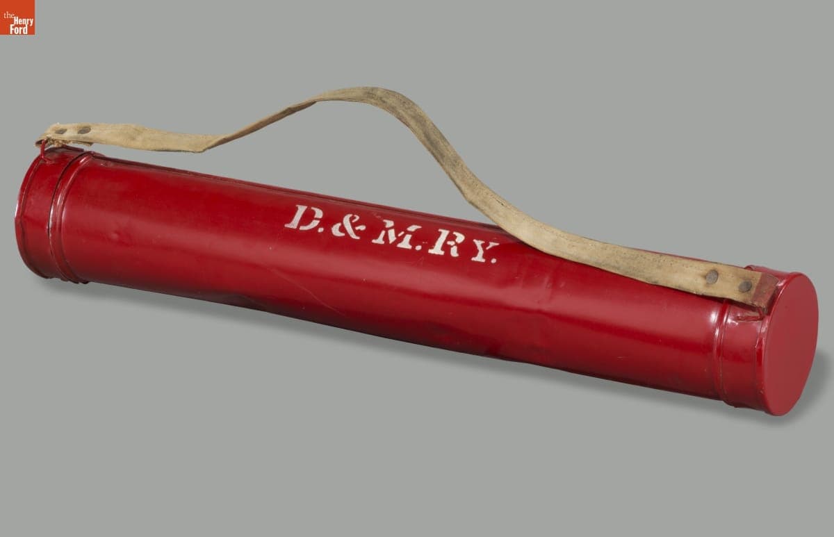 Detroit & Mackinac Railway Flare Box, 1894-1944