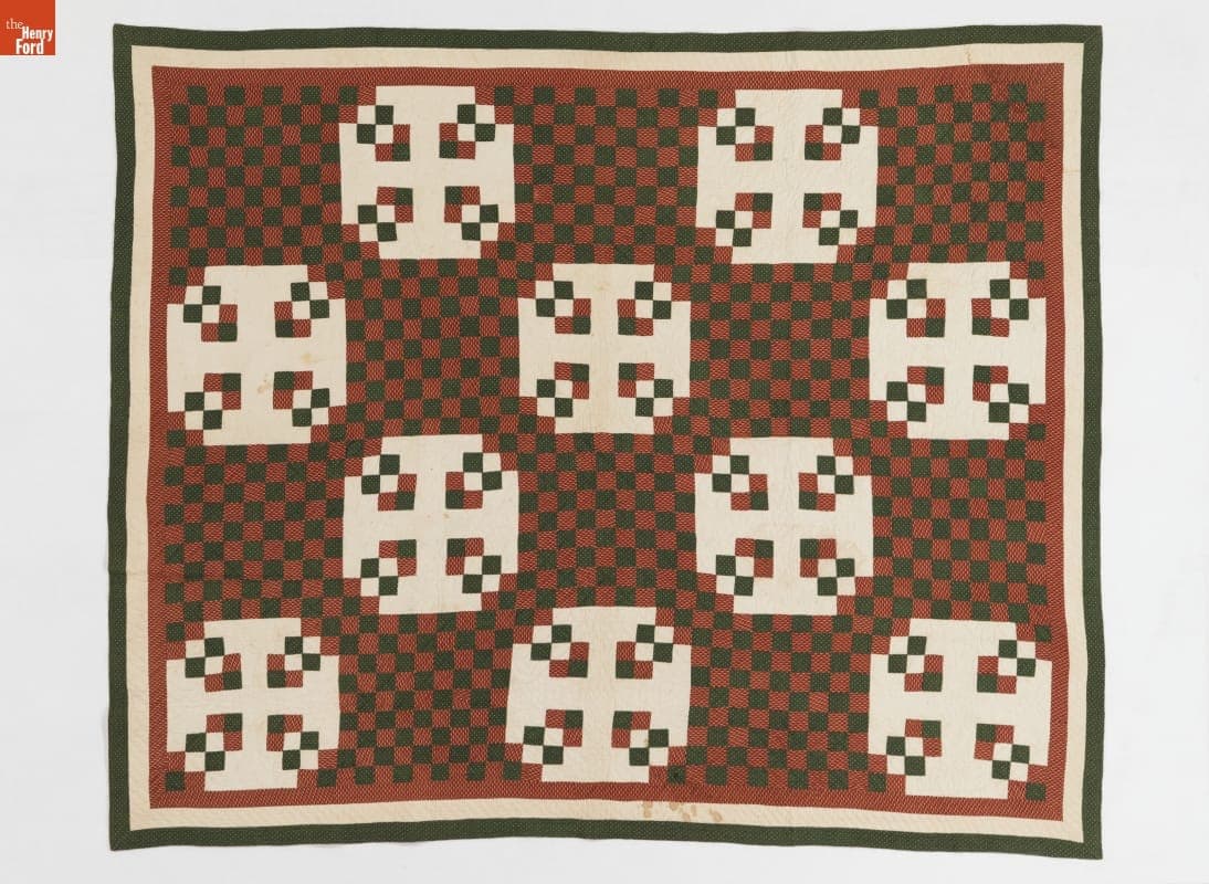 Quilt, circa 1870