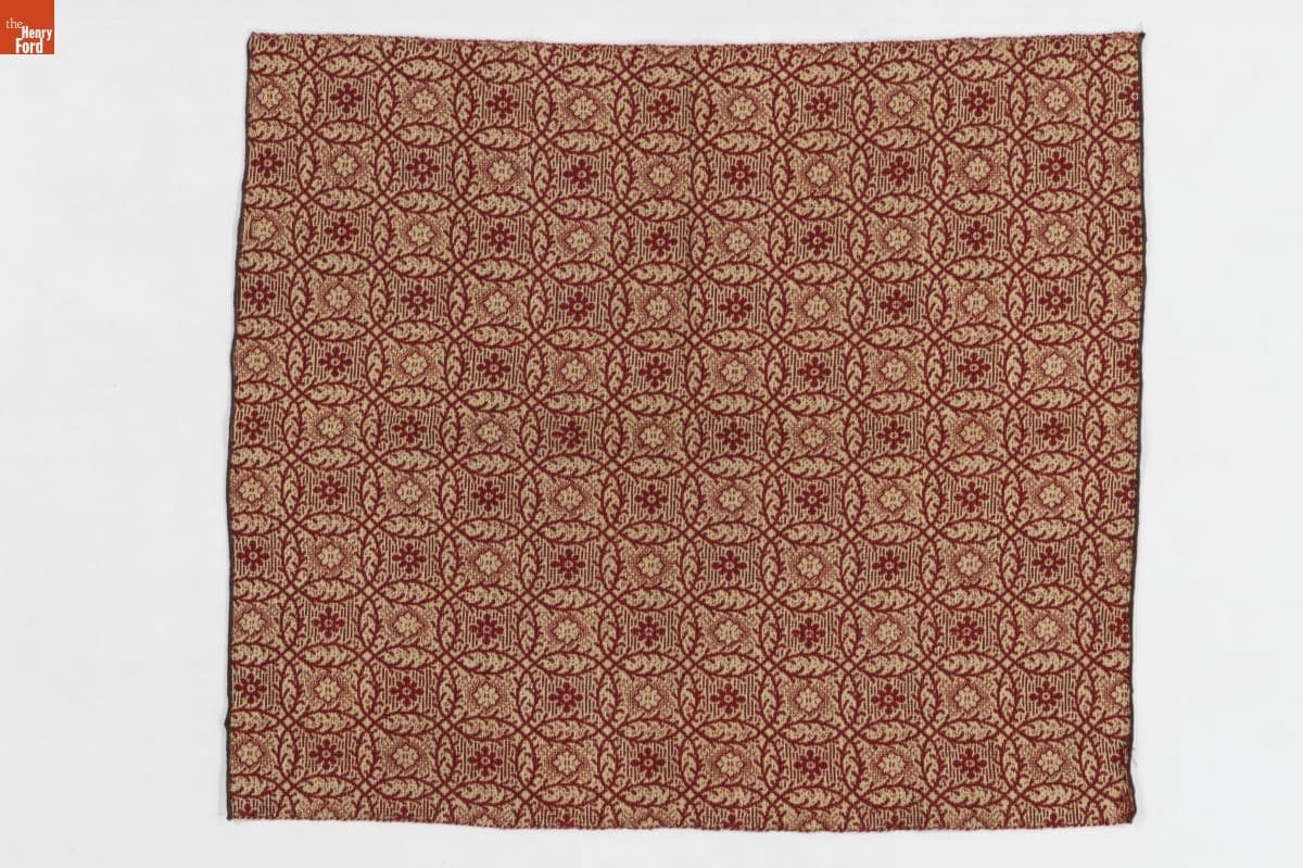 Section of Ingrain Carpet, circa 1900