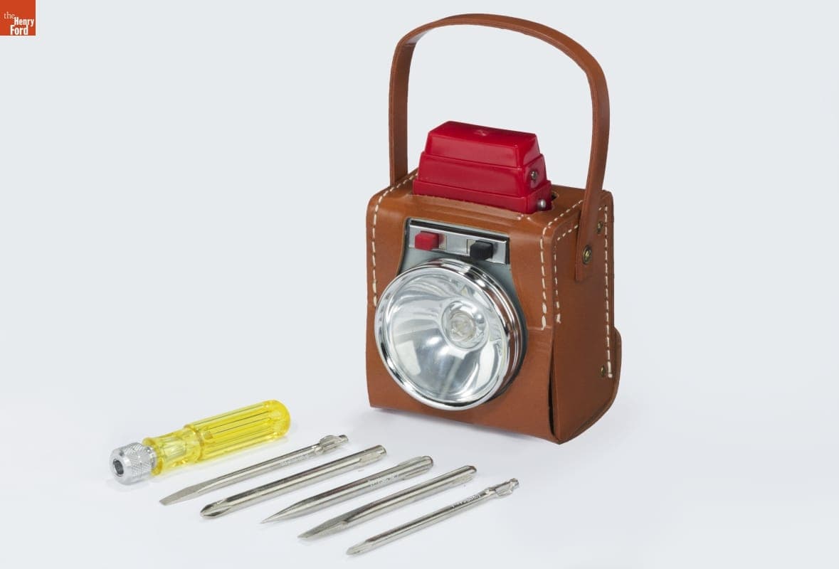 Travel Tool Kit with Emergency Lamp, 1955-1975