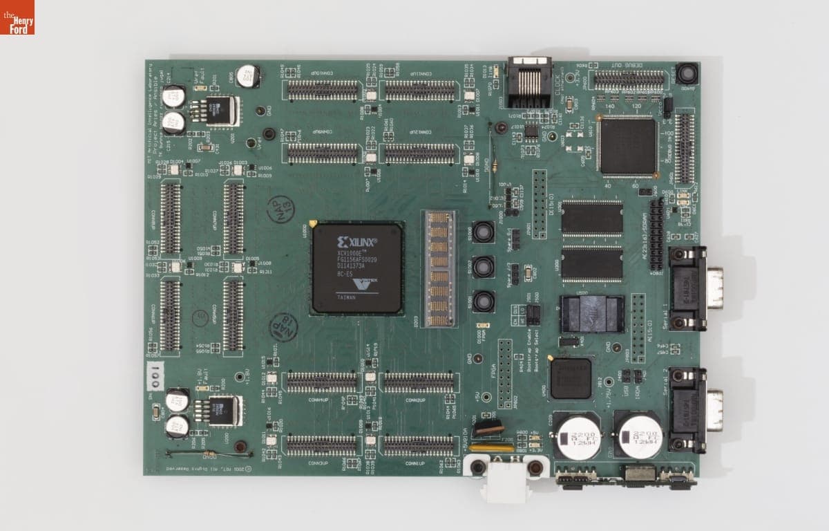 Custom Circuit Board Created for Project Aries/Ansible by Andrew "Bunnie" Huang, July 2001