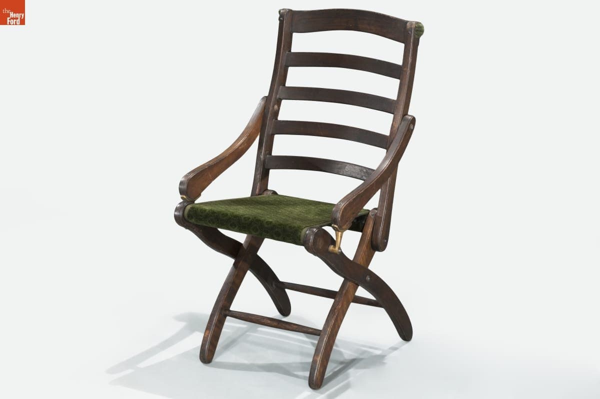 Folding Chair, Used on Vagabonds' Camping Trips between 1915-1924