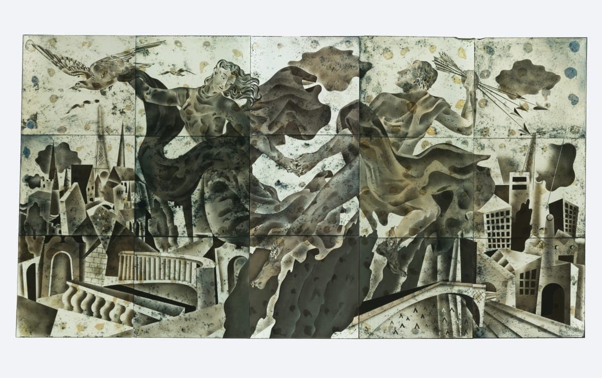 Mural by Paule and Max Ingrand, circa 1935