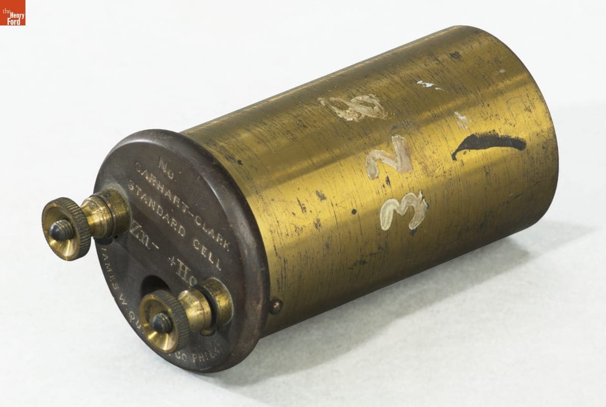 James W. Queen & Company Carhart-Clark Standard Cell Battery, 1889-1893
