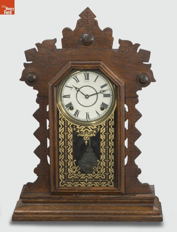 E. Ingraham Company Shelf Clock, 1884