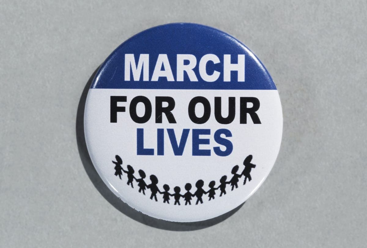 "March for Our Lives" Button, 2018