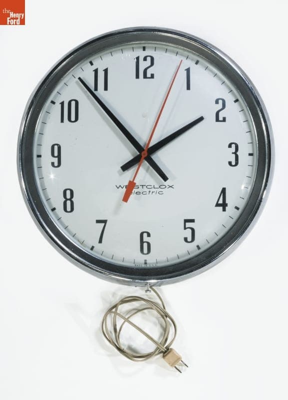 Westclox Wall Clock, 1958-1973