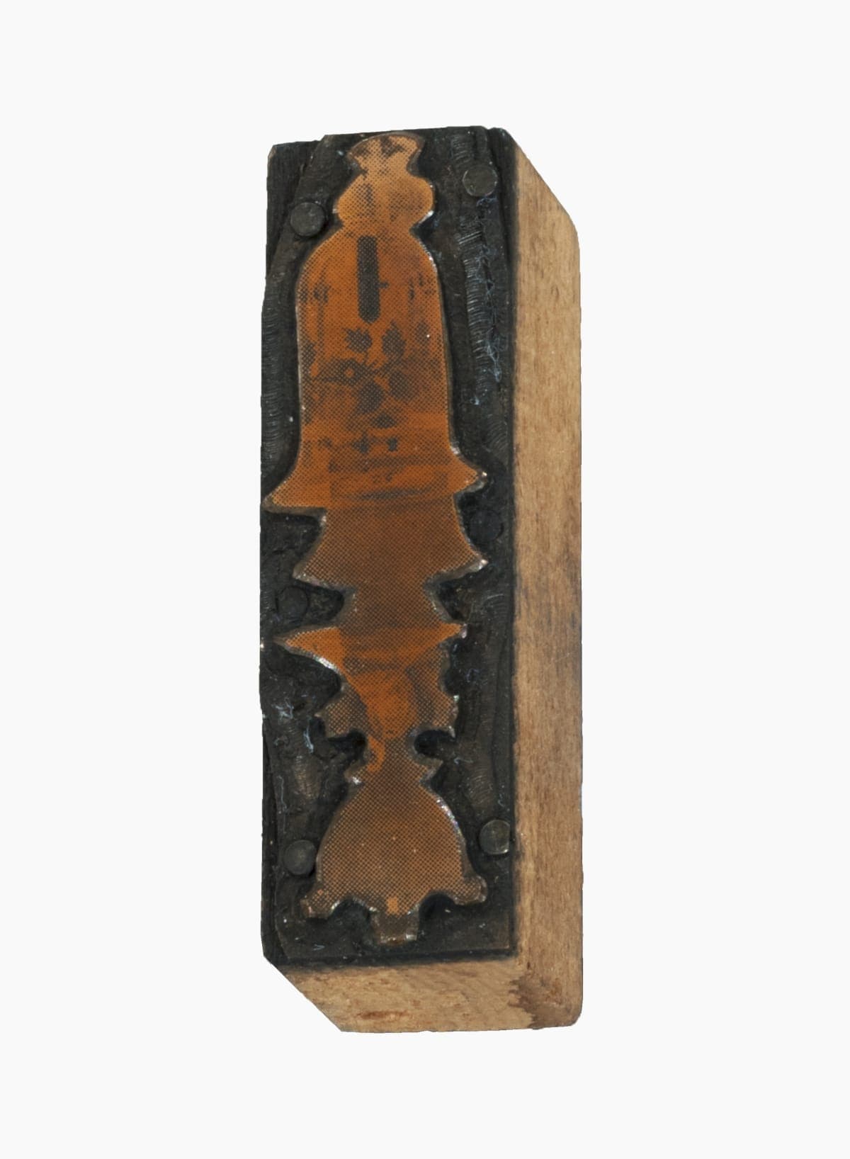 Printing Plate with Image of a Lamp