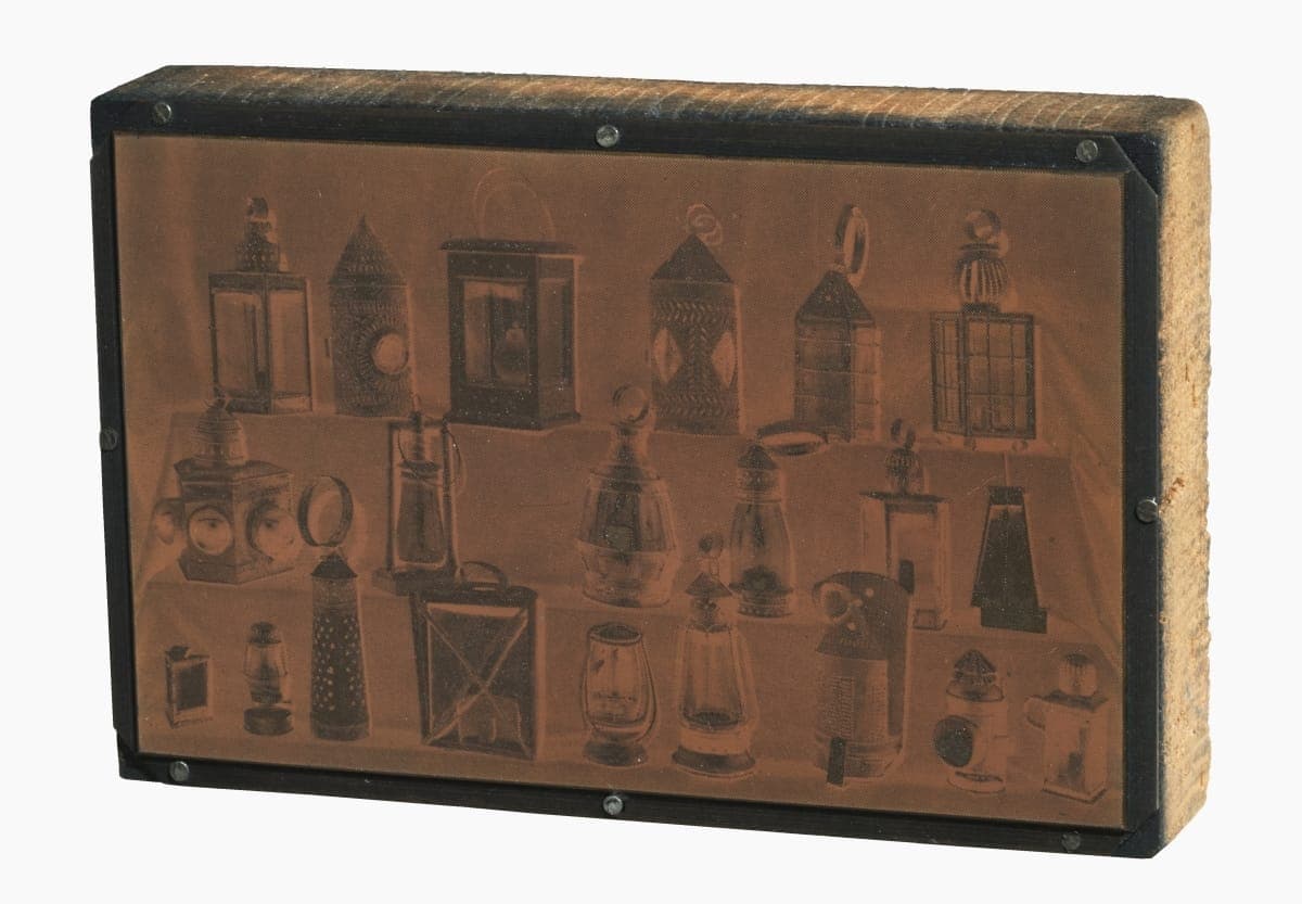 Printing Plate with Image of Lanterns