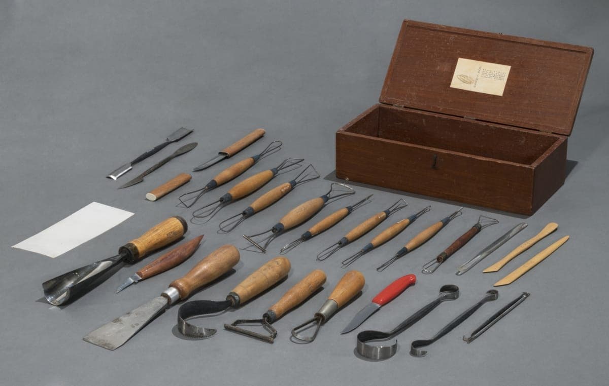 Clay Modeling Tools, Used by Elwood P. Engel, 1955-1961