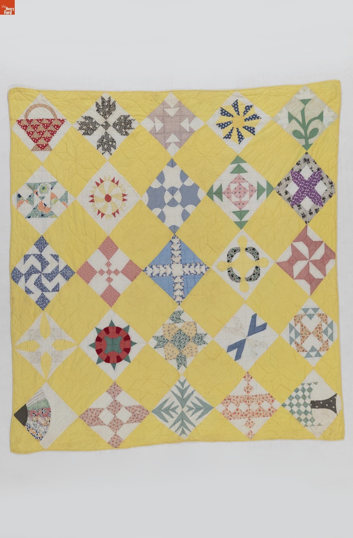 Ruby McKim Sampler Quilt, circa 1930