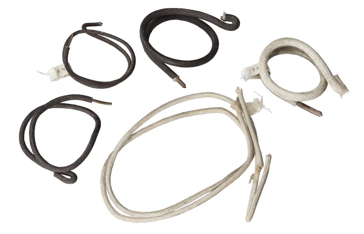 Ansonia Brass & Copper Co. Underwriters Approved Wire Samples, 1881