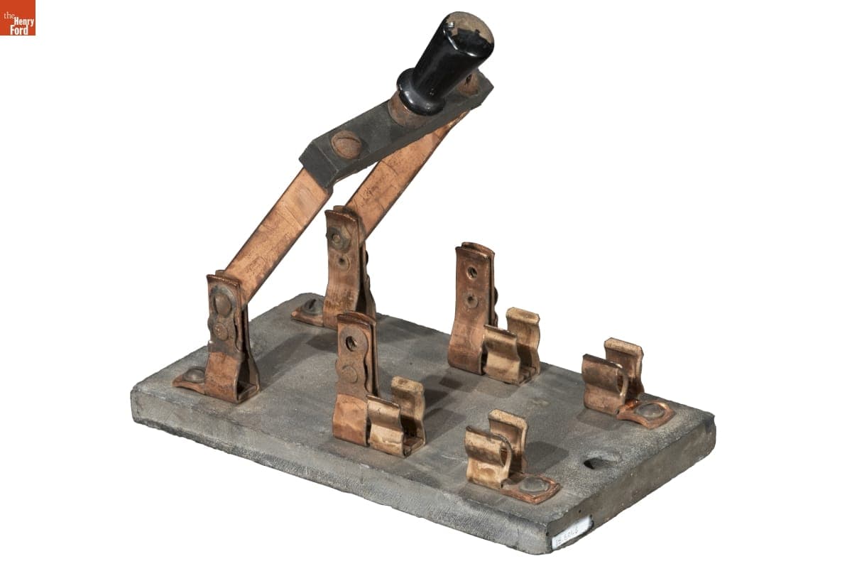 Electric Switch, Used on Sugar Island, Detroit River, Michigan, circa 1910