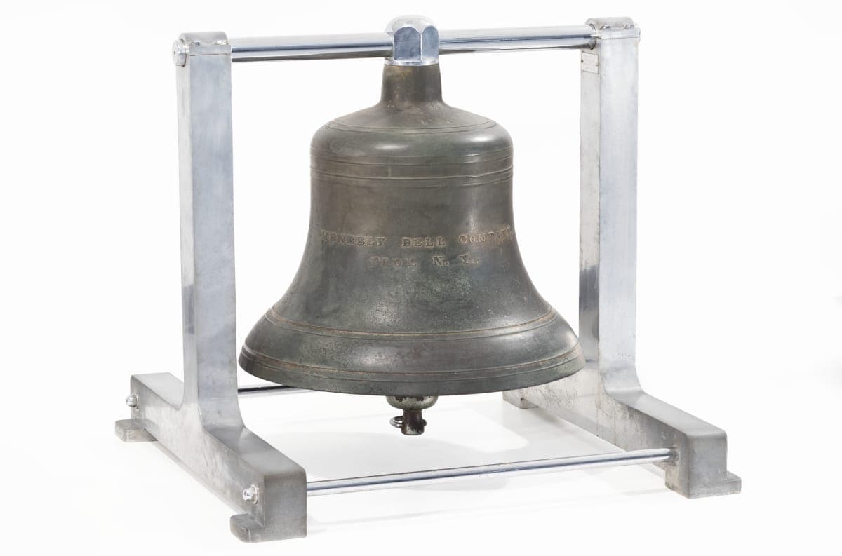 Bell from Sidewheeler Steamboat, "Tashmoo," 1900