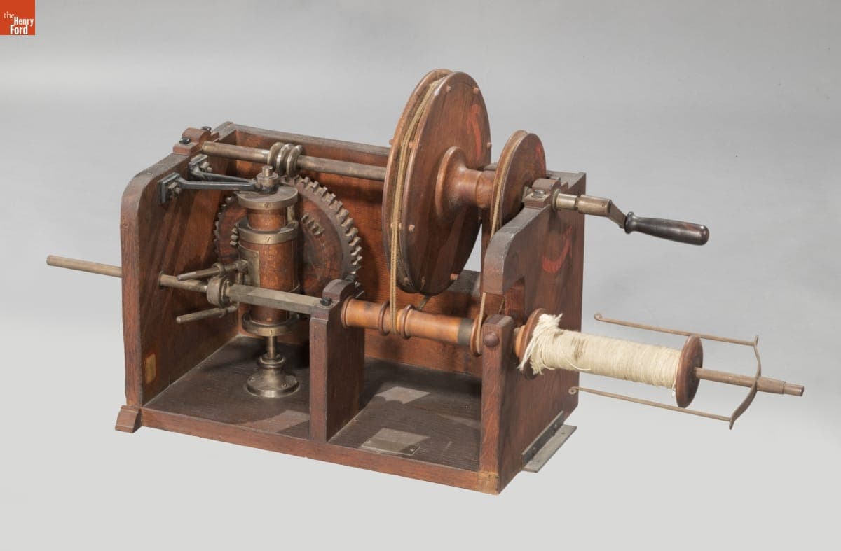 Model of Spinning Wheel by Julius Orth, 1909-1931
